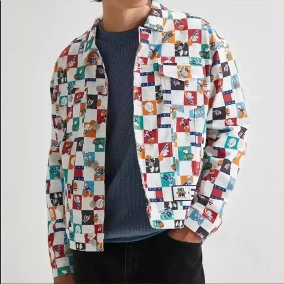 NEW SPACE JAM: A NEW LEGACY X TOMMY JEANS DENIM JACKET Sz S - Picture 2 of 6